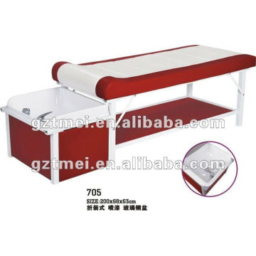 200cm length hair washing salon bed